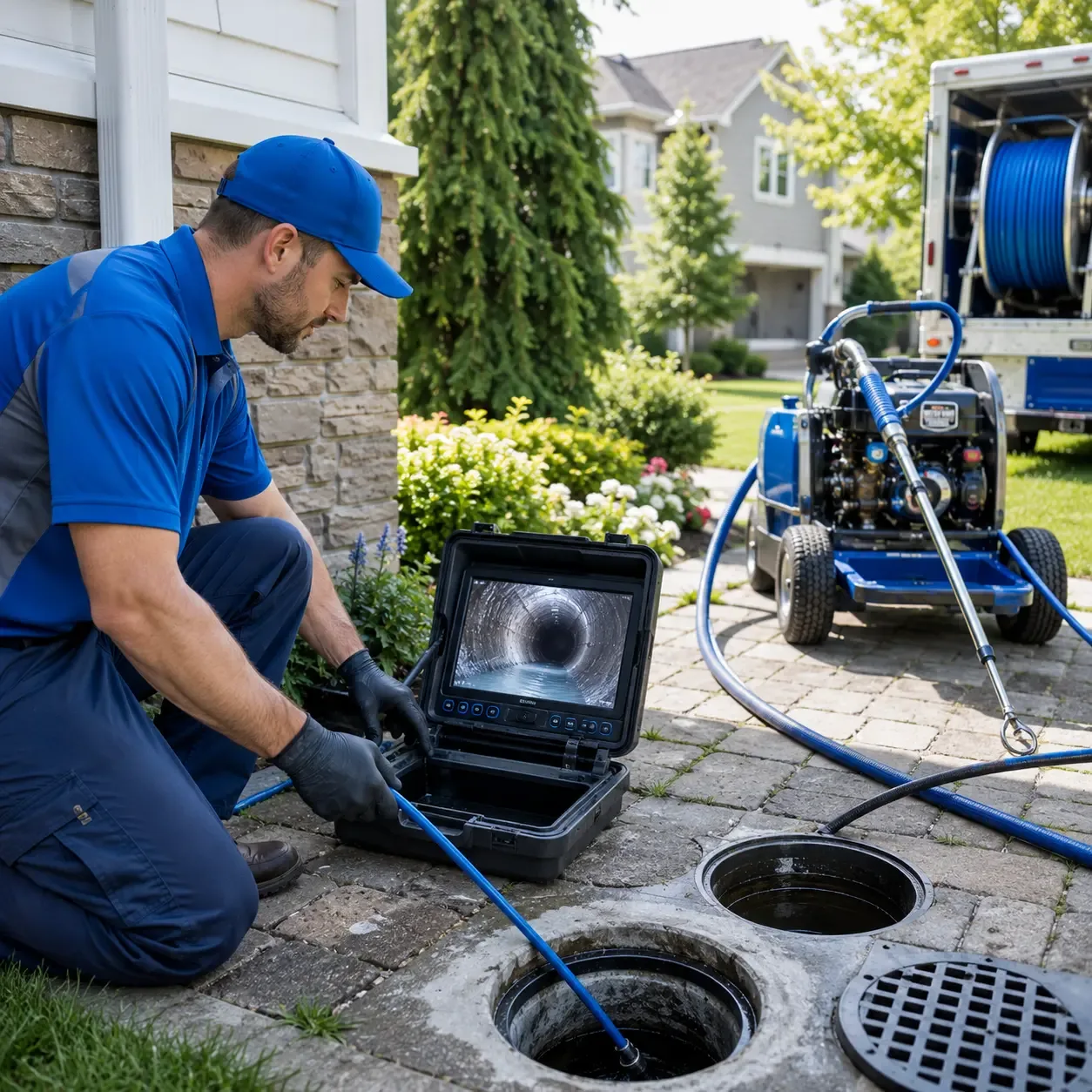 Outdoor drain cleaning professionals serving Mount Union, IA