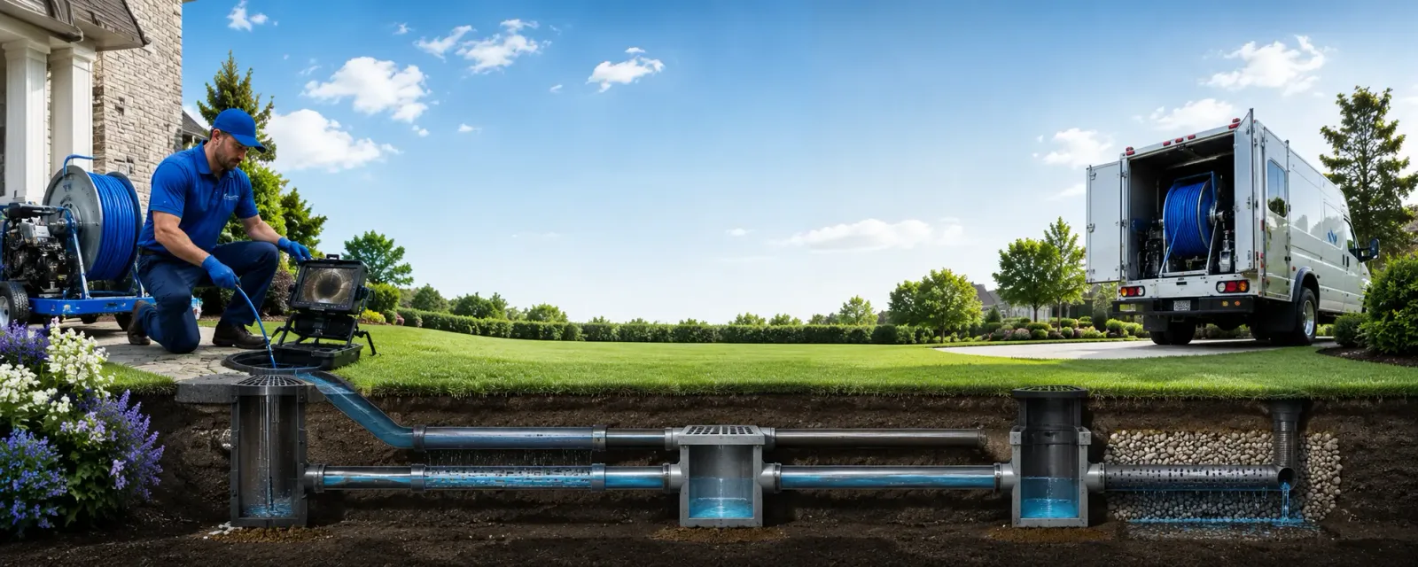 Outdoor drain cleaning information for Mount Union, IA